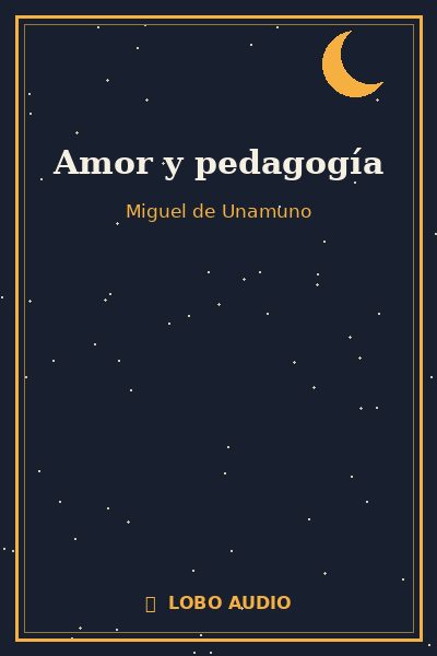 Portada de Amor y pedagogía