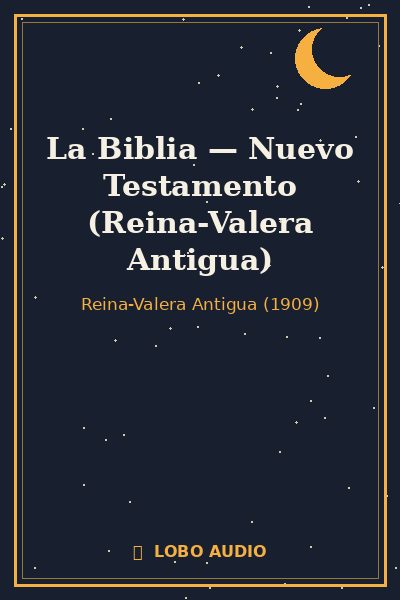 Portada de La Biblia — Nuevo Testamento (Reina-Valera Antigua)