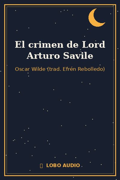 Portada de El crimen de Lord Arturo Savile