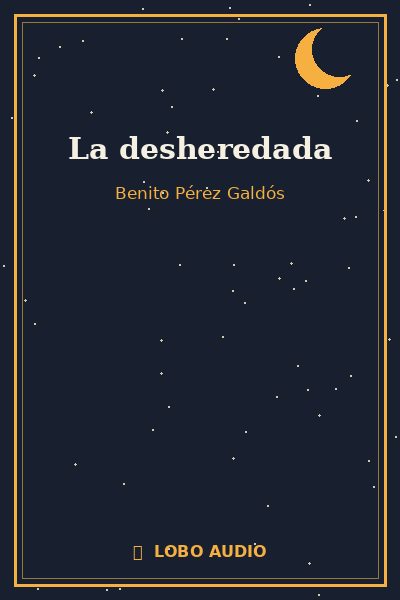 Portada de La desheredada