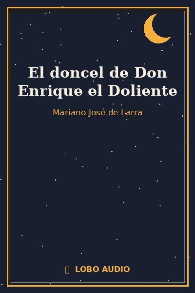Portada de El doncel de Don Enrique el Doliente