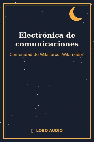 Portada de Electrónica de comunicaciones