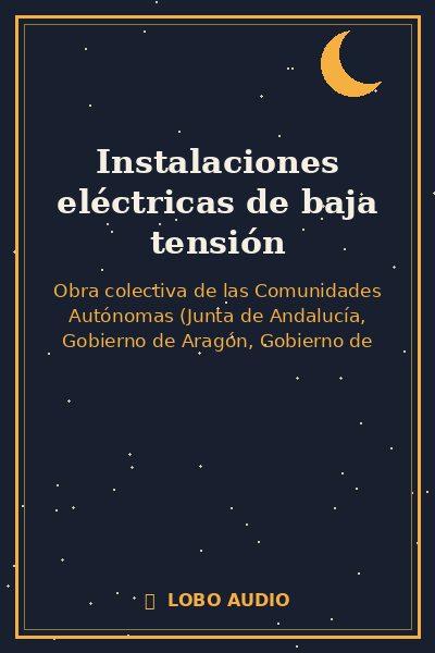 Portada de Instalaciones eléctricas de baja tensión