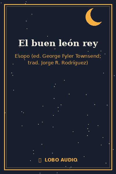 Portada de El buen león rey