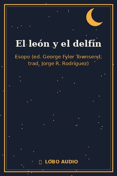 Portada de El león y el delfín