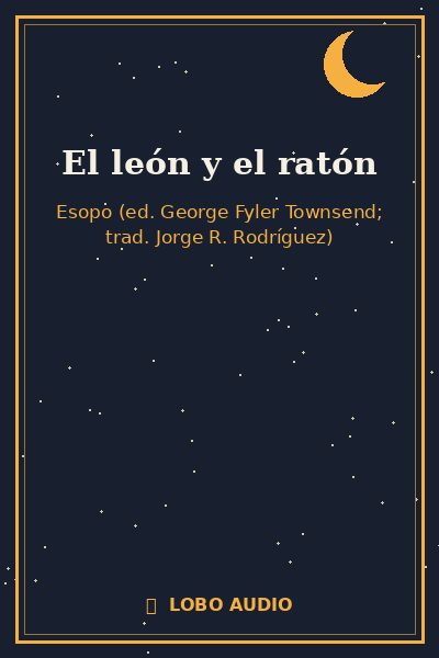Portada de El león y el ratón