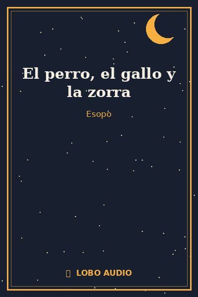 Portada de El perro, el gallo y la zorra