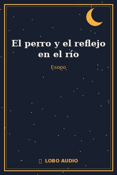 Portada de El perro y el reflejo en el río