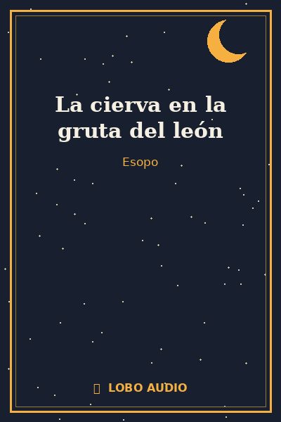 Portada de La cierva en la gruta del león