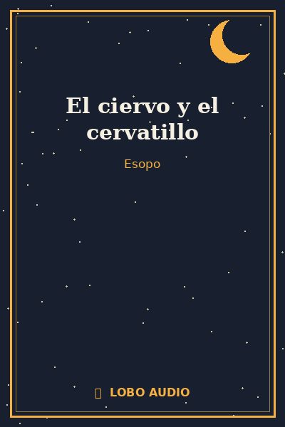 Portada de El ciervo y el cervatillo