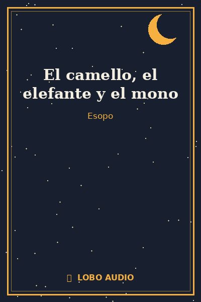 Portada de El camello, el elefante y el mono