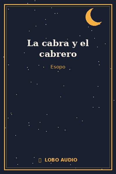 Portada de La cabra y el cabrero