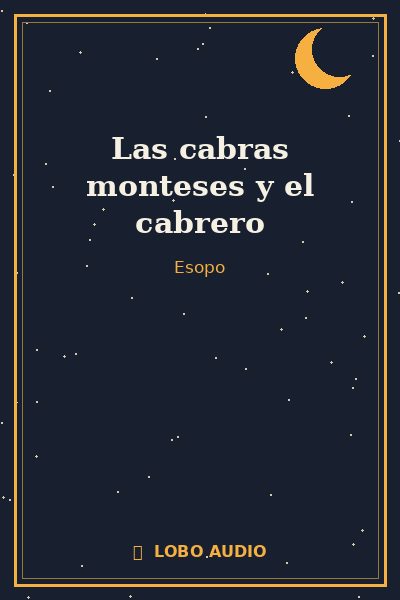 Portada de Las cabras monteses y el cabrero