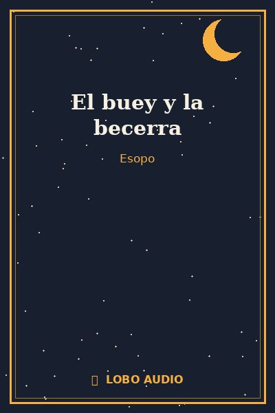 Portada de El buey y la becerra