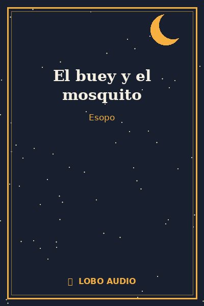 Portada de El buey y el mosquito