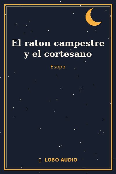 Portada de El raton campestre y el cortesano