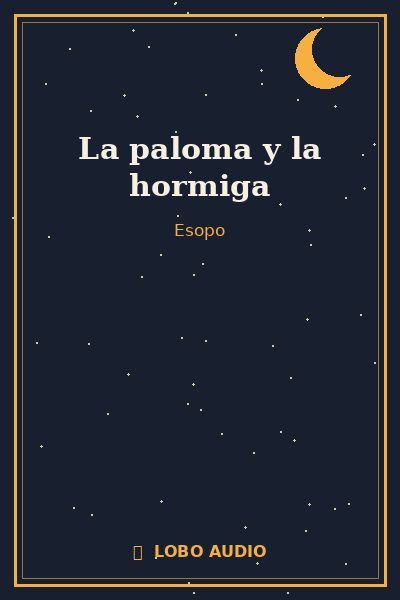 Portada de La paloma y la hormiga