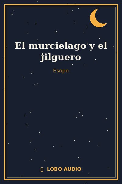Portada de El murcielago y el jilguero