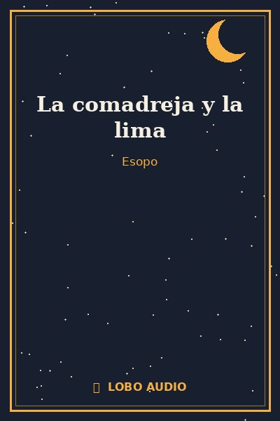 Portada de La comadreja y la lima
