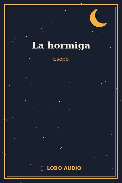 Portada de La hormiga