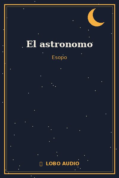 Portada de El astronomo
