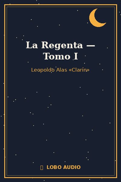 Portada de La Regenta — Tomo I
