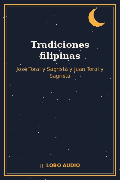 Portada de Tradiciones filipinas