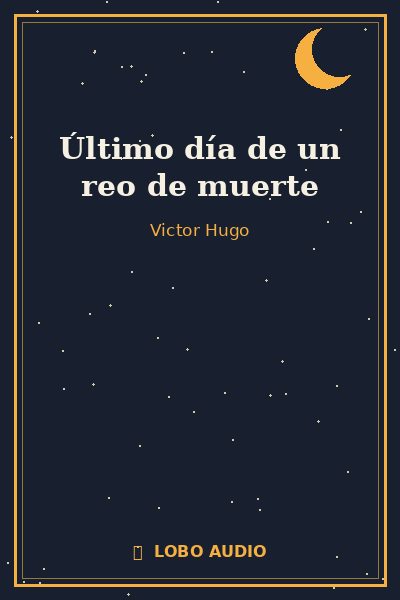 Portada de Último día de un reo de muerte